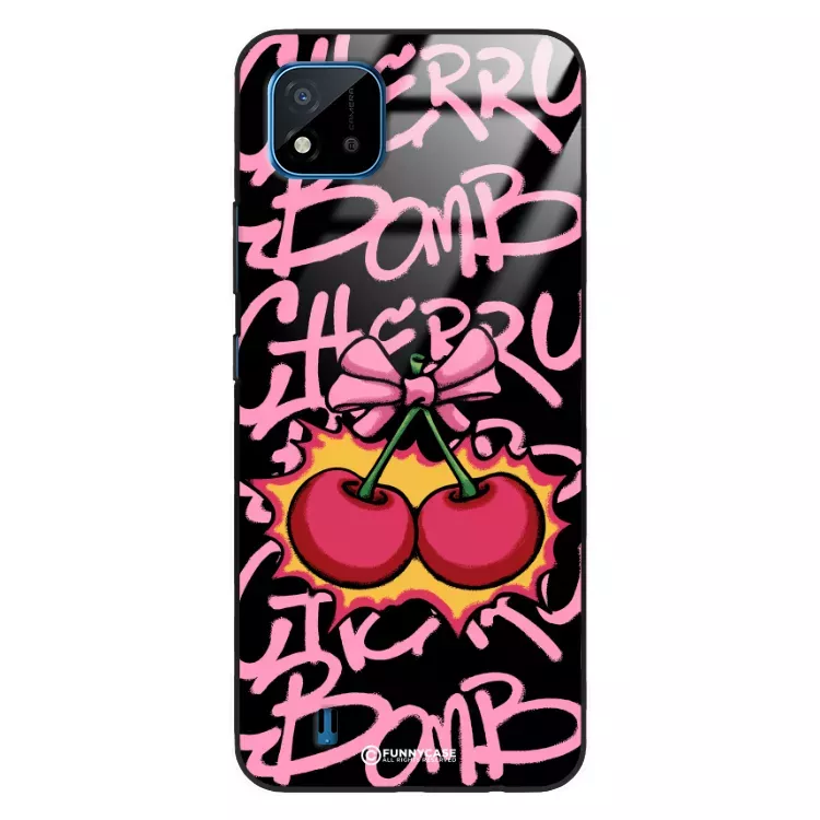 Etui Black Case Glass Rebel Zone do REALME C11 2021 Graffiti Glory Art. ST_RZC117