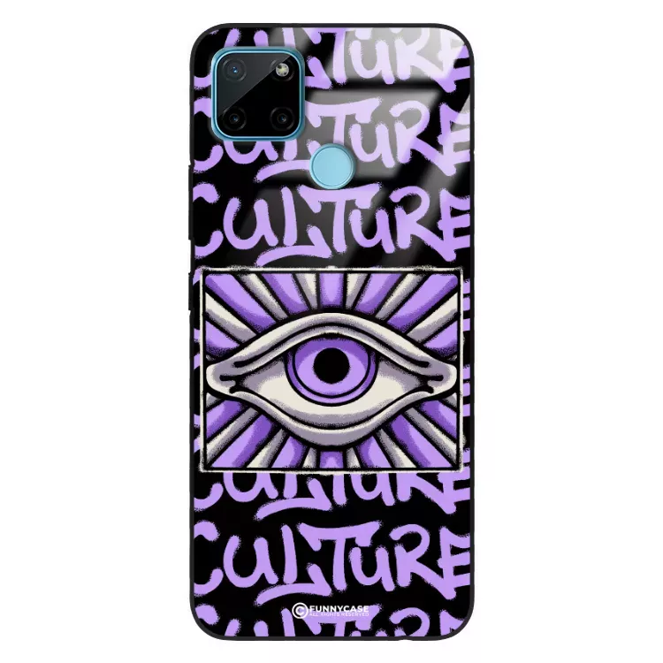 Etui Black Case Glass Rebel Zone do REALME C25Y Kultura Steet Art. ST_RZC109