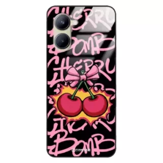 Etui Black Case Glass Rebel Zone do REALME C33 Graffiti Glory Art. ST_RZC117