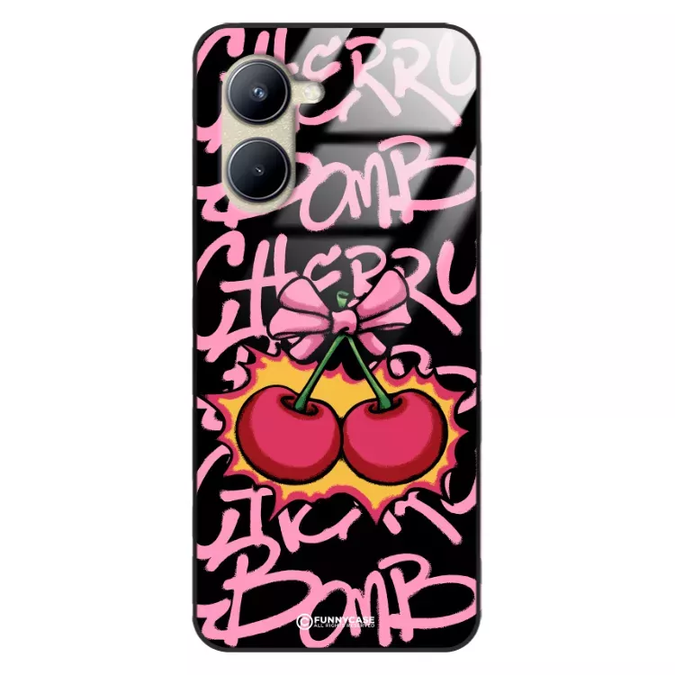 Etui Black Case Glass Rebel Zone do REALME C33 Graffiti Glory Art. ST_RZC117