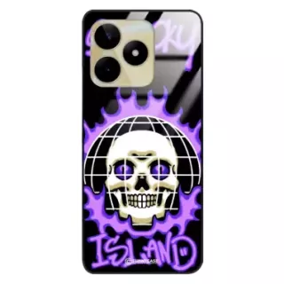 Etui Black Case Glass Rebel Zone do REALME C51 Spooky Island ST_RZC103