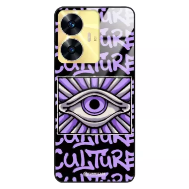 Etui Black Case Glass Rebel Zone do REALME C55 Kultura Steet Art. ST_RZC109