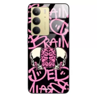 Etui Black Case Glass Rebel Zone do REALME C75 Cherry Bomb ST_RZC119