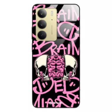 Etui Black Case Glass Rebel Zone do REALME C75 Cherry Bomb ST_RZC119