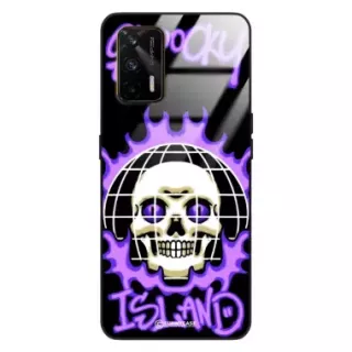 Etui Black Case Glass Rebel Zone do REALME GT Spooky Island ST_RZC103