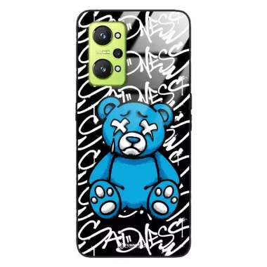 Etui Black Case Glass Rebel Zone do REALME GT NEO 2 Miś Streetwear ST_RZC104