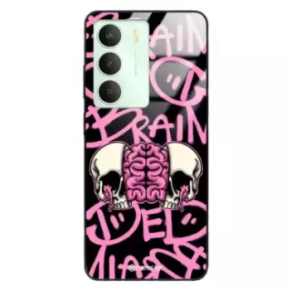 Etui Black Case Glass Rebel Zone do REALME V70 5G Cherry Bomb ST_RZC119