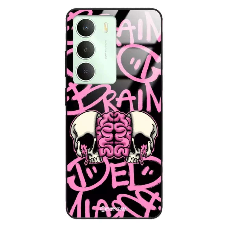 Etui Black Case Glass Rebel Zone do REALME V70 5G Cherry Bomb ST_RZC119