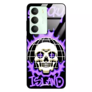 Etui Black Case Glass Rebel Zone do REALME V70S 5G Spooky Island ST_RZC103