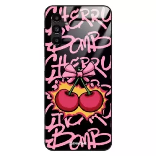 Etui Black Case Glass Rebel Zone do SAMSUNG A04S Graffiti Glory Art. ST_RZC117