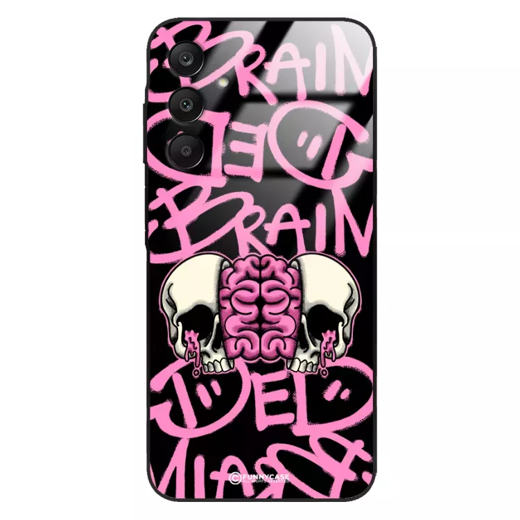 Etui Black Case Glass Rebel Zone do SAMSUNG A25 5G Cherry Bomb ST_RZC119