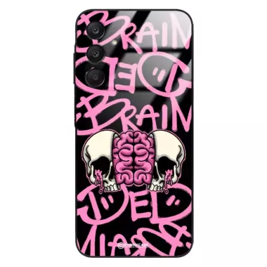 Etui Black Case Glass Rebel Zone do SAMSUNG A25 5G Cherry Bomb ST_RZC119