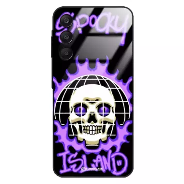 Etui Black Case Glass Rebel Zone do SAMSUNG A26 5G Spooky Island ST_RZC103