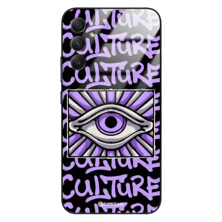 Etui Black Case Glass Rebel Zone do SAMSUNG A34 5G Kultura Steet Art. ST_RZC109