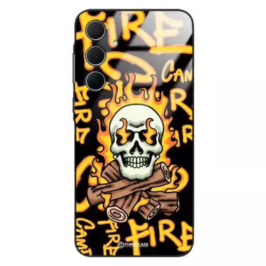 Etui Black Case Glass Rebel Zone do SAMSUNG A35 Mistyczne ST_RZC113