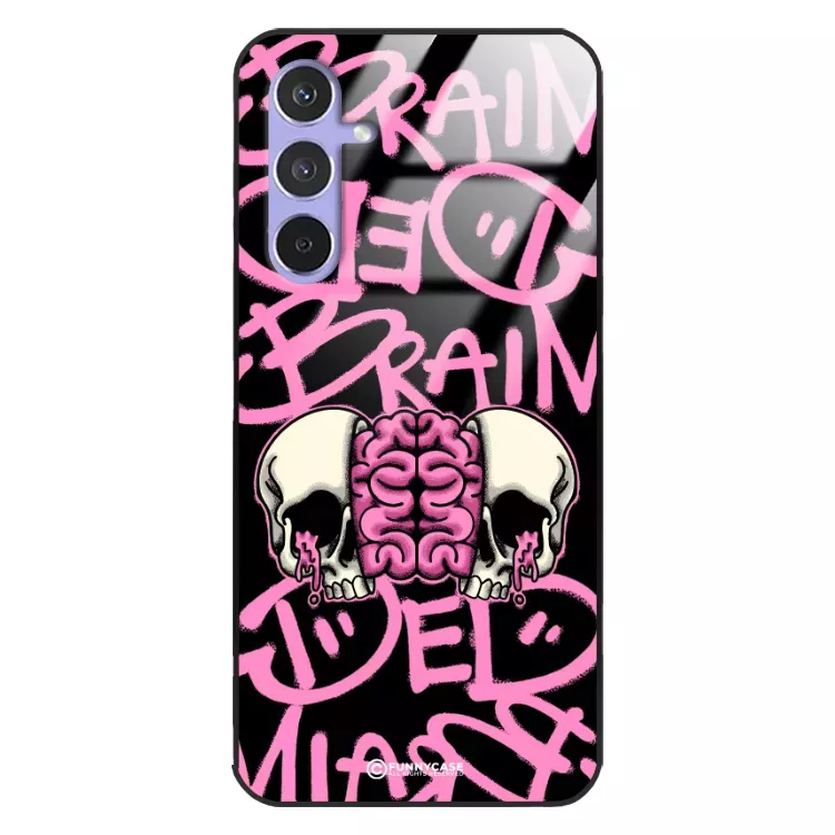 Etui Black Case Glass Rebel Zone do SAMSUNG A54 5G Cherry Bomb ST_RZC119