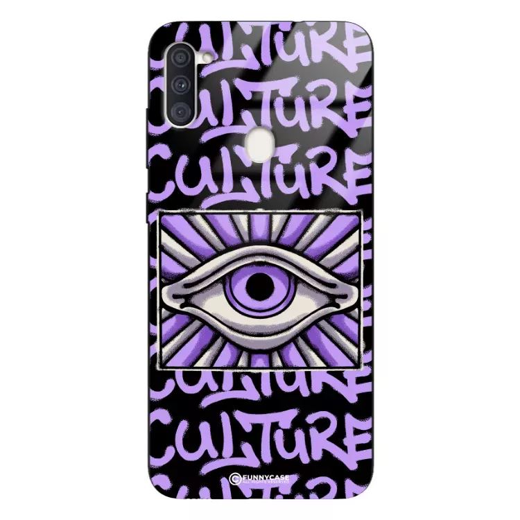 Etui Black Case Glass Rebel Zone do SAMSUNG M11 Kultura Steet Art. ST_RZC109