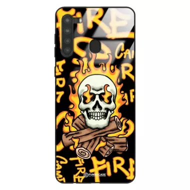Etui Black Case Glass Rebel Zone do SAMSUNG A21 Mistyczne ST_RZC113