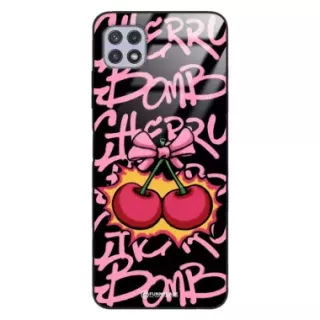 Etui Black Case Glass Rebel Zone do SAMSUNG A22 5G Graffiti Glory Art. ST_RZC117