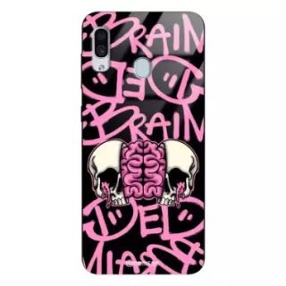 Etui Black Case Glass Rebel Zone do SAMSUNG A30 Cherry Bomb ST_RZC119