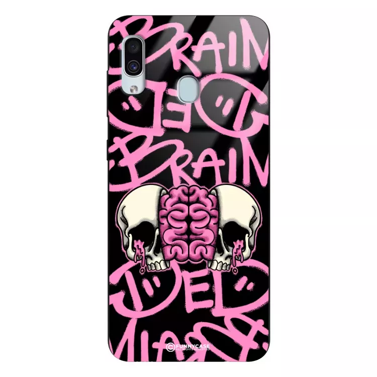 Etui Black Case Glass Rebel Zone do SAMSUNG A30 Cherry Bomb ST_RZC119