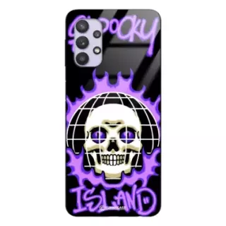 Etui Black Case Glass Rebel Zone do SAMSUNG A32 5G Spooky Island ST_RZC103