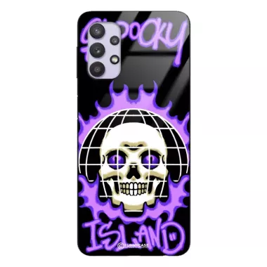 Etui Black Case Glass Rebel Zone do SAMSUNG A32 5G Spooky Island ST_RZC103