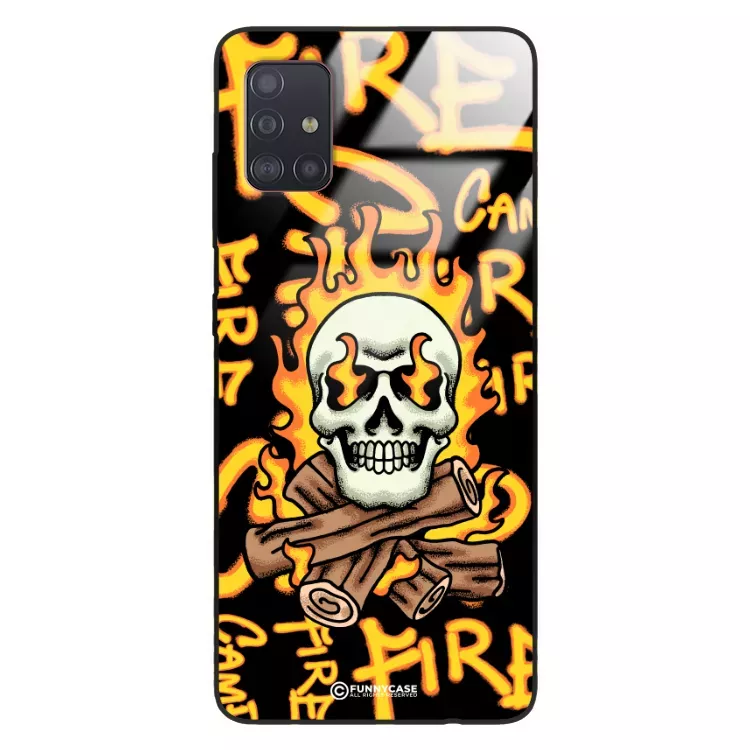 Etui Black Case Glass Rebel Zone do SAMSUNG A51 Mistyczne ST_RZC113