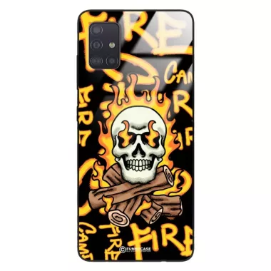 Etui Black Case Glass Rebel Zone do SAMSUNG A51 Mistyczne ST_RZC113