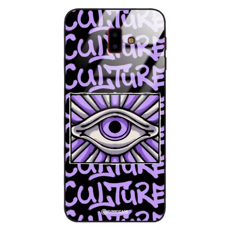 Etui Black Case Glass Rebel Zone do SAMSUNG J6 PLUS 2018 Kultura Steet Art. ST_RZC109