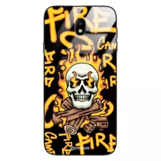 Etui Black Case Glass Rebel Zone do SAMSUNG J7 2017 Mistyczne ST_RZC113