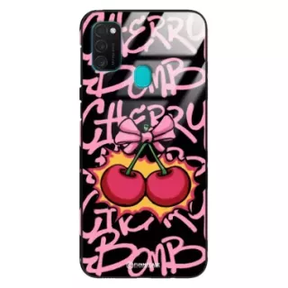 Etui Black Case Glass Rebel Zone do SAMSUNG M30s Graffiti Glory Art. ST_RZC117