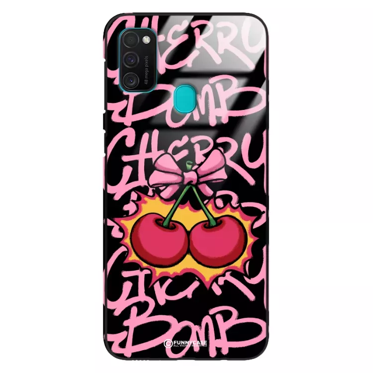 Etui Black Case Glass Rebel Zone do SAMSUNG M30s Graffiti Glory Art. ST_RZC117