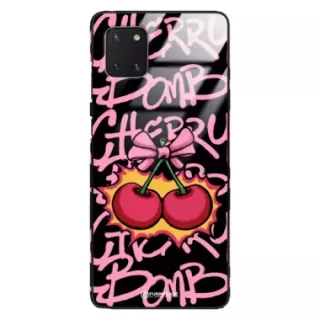 Etui Black Case Glass Rebel Zone do SAMSUNG A81 Graffiti Glory Art. ST_RZC117