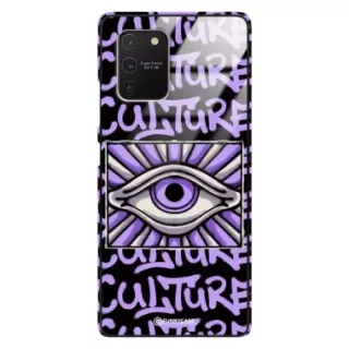 Etui Black Case Glass Rebel Zone do SAMSUNG A91 Kultura Steet Art. ST_RZC109
