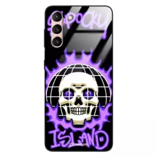 Etui Black Case Glass Rebel Zone do SAMSUNG S21 Spooky Island ST_RZC103