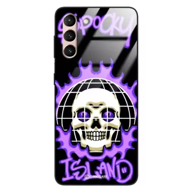 Etui Black Case Glass Rebel Zone do SAMSUNG S21 Spooky Island ST_RZC103