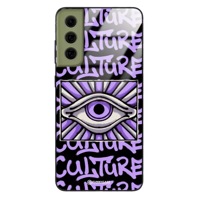 Etui Black Case Glass Rebel Zone do SAMSUNG S21FE Kultura Steet Art. ST_RZC109