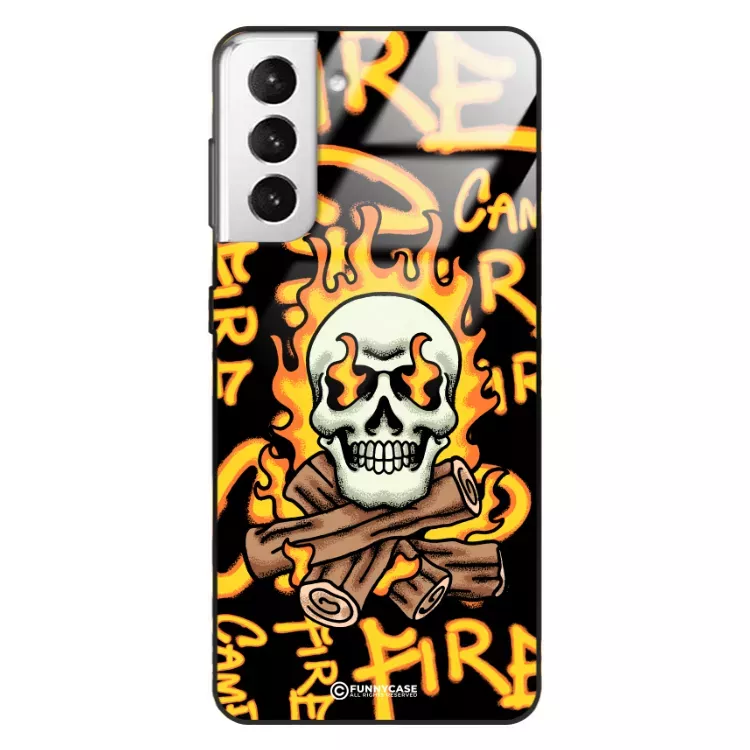 Etui Black Case Glass Rebel Zone do SAMSUNG S21 PLUS Mistyczne ST_RZC113