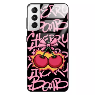 Etui Black Case Glass Rebel Zone do SAMSUNG S30 PLUS Graffiti Glory Art. ST_RZC117