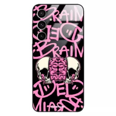 Etui Black Case Glass Rebel Zone do SAMSUNG S24 FE Cherry Bomb ST_RZC119