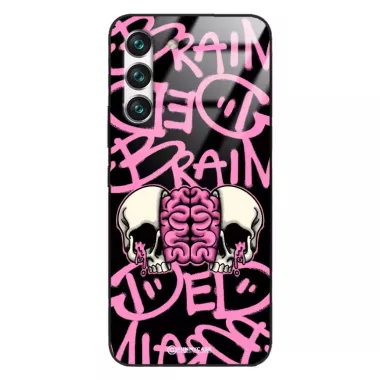 Etui Black Case Glass Rebel Zone do SAMSUNG S22 Cherry Bomb ST_RZC119