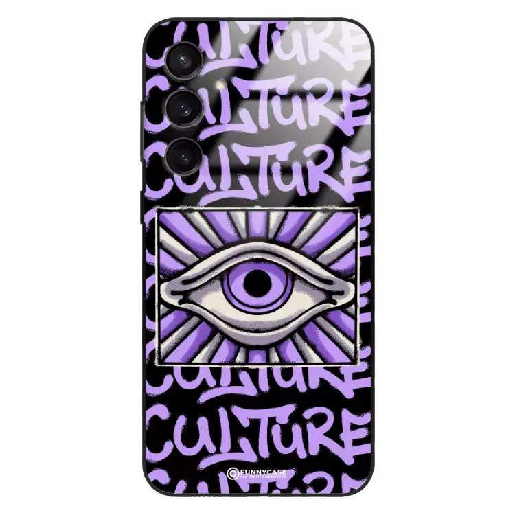 Etui Black Case Glass Rebel Zone do SAMSUNG S23FE 5G Kultura Steet Art. ST_RZC109