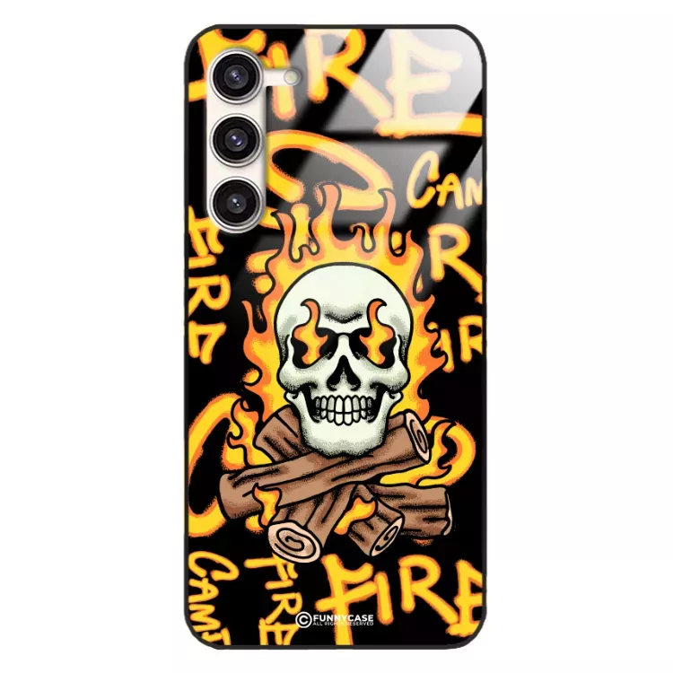 Etui Black Case Glass Rebel Zone do SAMSUNG S23 PLUS Mistyczne ST_RZC113