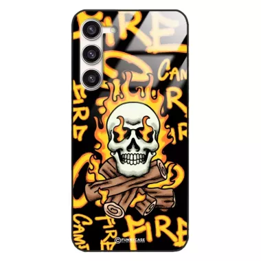 Etui Black Case Glass Rebel Zone do SAMSUNG S23 PLUS Mistyczne ST_RZC113