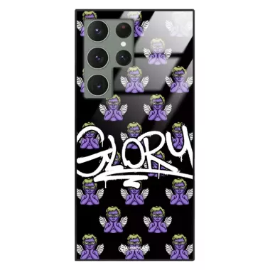 Etui Black Case Glass Rebel Zone do SAMSUNG S23 ULTRA Street Art. ST_RZC115