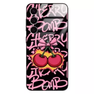Etui Black Case Glass Rebel Zone do SAMSUNG S24 5G Graffiti Glory Art. ST_RZC117