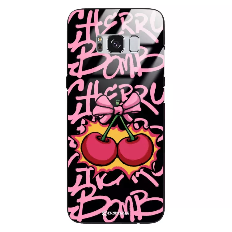 Etui Black Case Glass Rebel Zone do SAMSUNG S8 Graffiti Glory Art. ST_RZC117