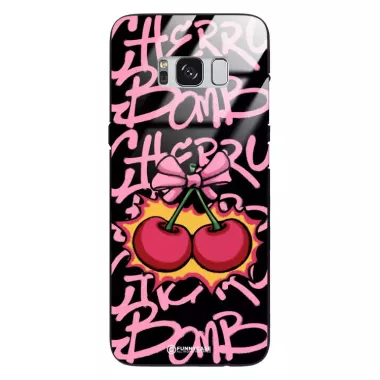 Etui Black Case Glass Rebel Zone do SAMSUNG S8 Graffiti Glory Art. ST_RZC117