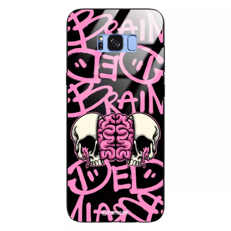 Etui Black Case Glass Rebel Zone do SAMSUNG S8 PLUS Cherry Bomb ST_RZC119